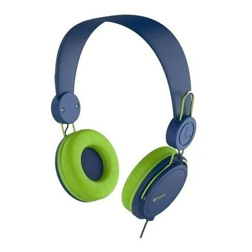 Naceb Tecnología audífonos Air NA-0313A manos libres sonido HQ alambricos color Azul Verde