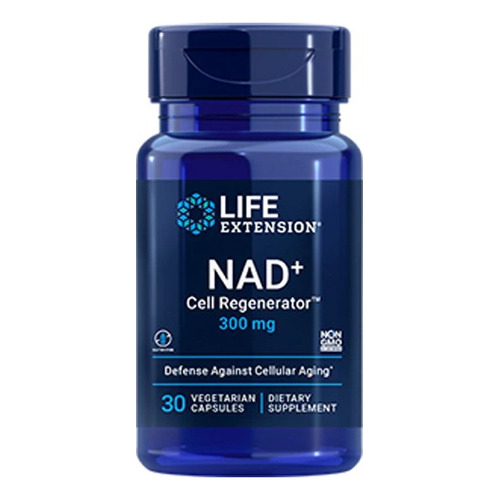 Life Extension, Nad+ 300mg, 30 Cápsulas, Regenerador Celular Sabor Sin Sabor