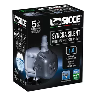 Bomba Recalque Sicce Syncra 1.0 950l/h 110v Para Aquários