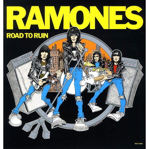 Ramones Road To Ruin Vinilo Limitado Azul Nuevo Importado