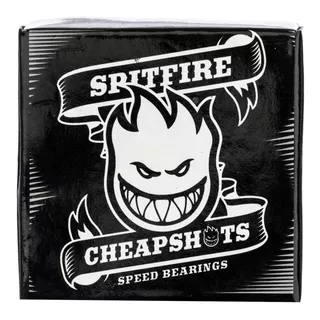 Rolamentos Skate Spitfire Cheapshots Precision + Porca Eixo