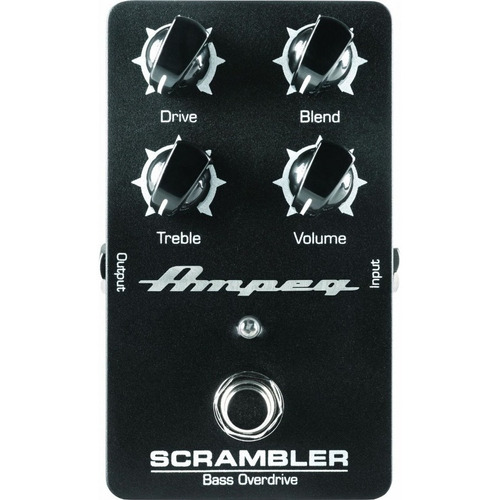 Ampeg Scrambler Overdrive Para Bajo Con Switch True Bypass