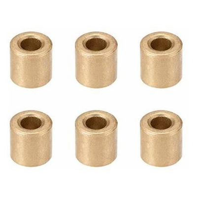 Rodamiento De Bronce Autolubricante 4x8x8 Mm - 6 Piezas