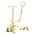 Scooter Monopatin 5 En 1 Niños Silla Desmontable Conejito