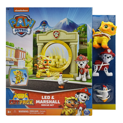 Paw Patrol Cat Pack Leo Y Marshall Rescue Set Spin Master