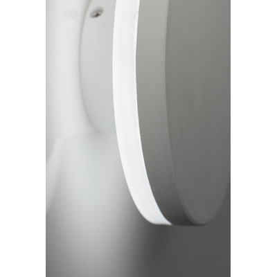 Aplique De Pared Skote Big Blanco 24w Moderno Exterior Lk