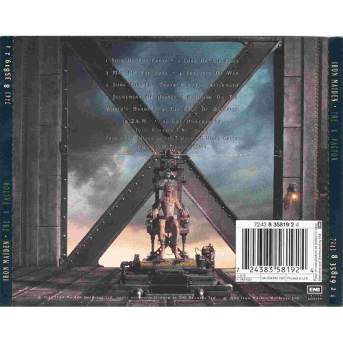 CD Iron Maiden - 1995 The X Factor - Digipack