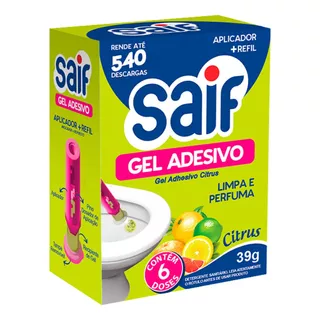 Gel Adesivo Sanitário Citrus 39g Saif