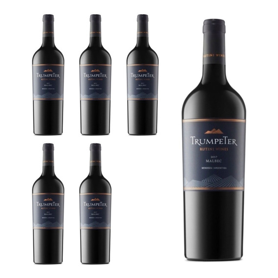 Vino Trumpeter Malbec X 750cc Caja 6 Botellas Oferta!!!