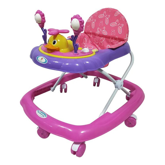 Caminador Para Bebe Niño Niña Luces Y Sonido Color Rosa