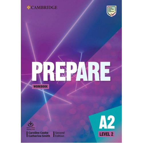 Prepare Workbook A2 Level, De Caroline Cooke. Editorial Cambridge, Tapa Blanda En Inglés, 2019