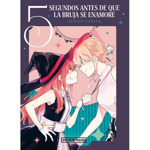 5 segundos antes de que la bruja se enamore, de Zeniko Sumiya. Serie 6287639232, vol. 1. Editorial Penguin Random House, tapa blanda, edición 2024 en español, 2024