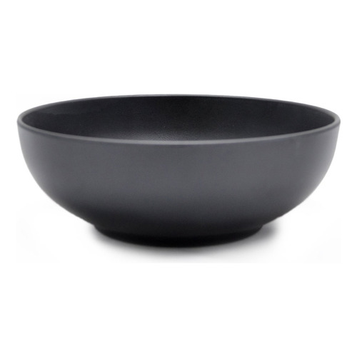 Bowl Shangai De Melamina Negra Premium 14 Cms Color Negro