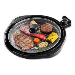 Grill Redondo G-04 Smart Grill 30cm Antiaderente Preto Mondial no Mercado Livre com oferta e cupom de desconto