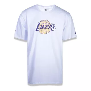 Camiseta New Era Masculina Plus Size Nba Los Angeles Lakers