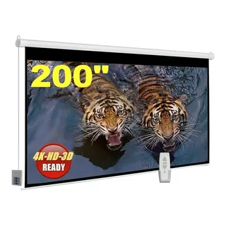 Pantalla Profesional Para Proyector 200'' Pulgadas, Hd 16:9 