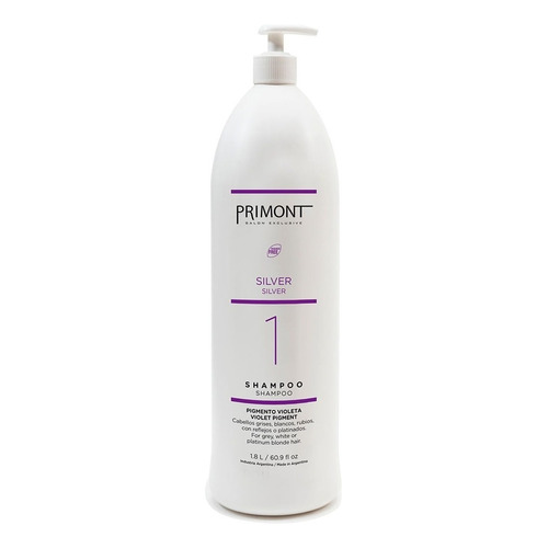 Shampoo Matizador Silver Primont Pigmento Violeta X 1800ml
