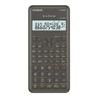 Calculadora Cientifica Casio Fx95ms 244 Func 2nd Edition  Color Negro