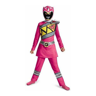 Disfraz De Power Rangers Rosa Para Niño. Traje De Power Ran