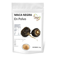 1 Kg De Maca Negra En Polvo Peruana