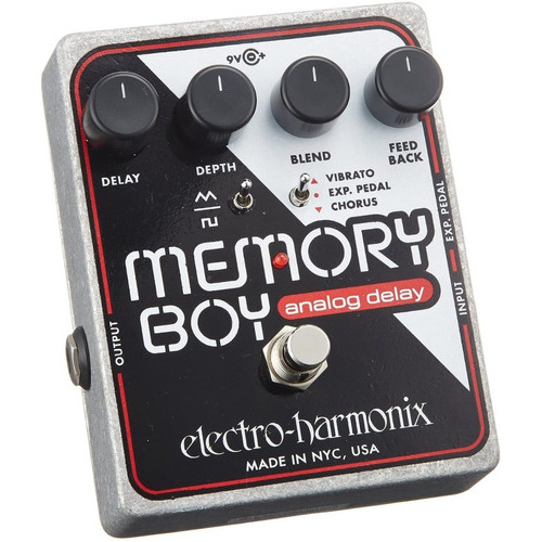 Pedal Delay Electro Harmonix Memory Boy Delay Analog Cor Preto