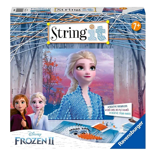 Juego Didáctico Frozen String It Ravensburger Hilorama