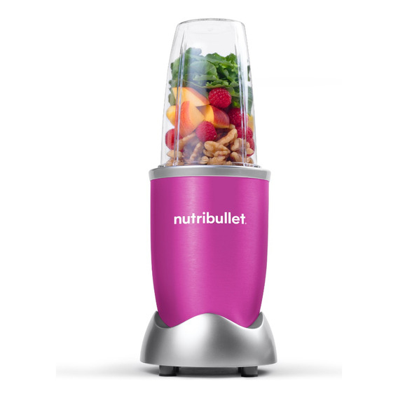 Nutribullet 600w Procesador De Alimentos Rosa 3 Pcs