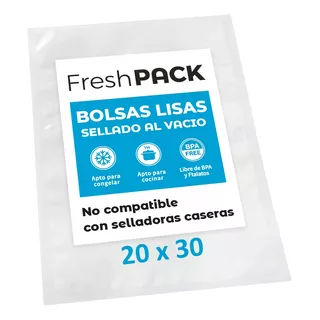 500 Bolsas Sellado Al Vacio Lisas 20x30 Cm De 70 Micras