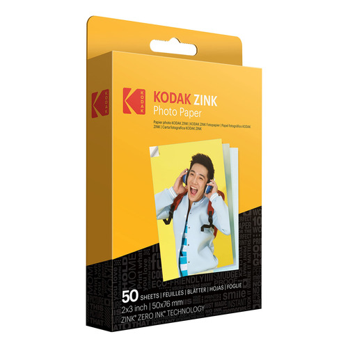 Kodak Zink Papel Fotografico 50x76mm (50 Hojas)