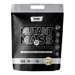 Mutant Mass 5 Kg Ganador De Masa Muscular Star Nutrition Sabor Vainilla Ice Cream