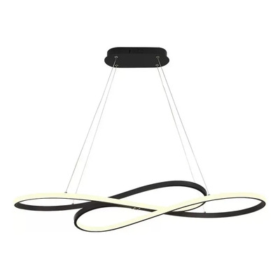 Lampara Colgante L5050 Led Cct Diseño Negro Luz Desing Negro