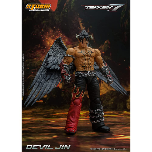 Coleccionables Storm - Tekken 7 - Devil Jin, 1/12 Figura De