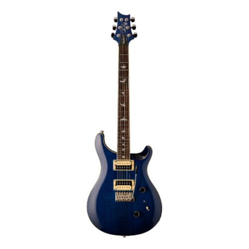 Guitarra eléctrica PRS Guitars SE Standard 24 de caoba translucent blue multicapa con diapasón de palo de rosa