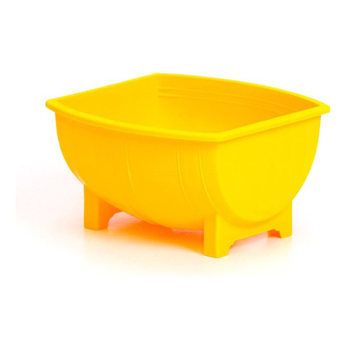 Maceta Plastico Ta Plastic Barrilito N20 Color Amarillo