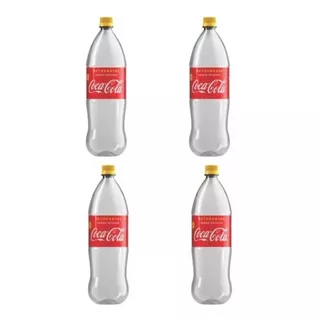 Coca-cola Retornável Garrafa 2l Vazia Kit Com 4 Unidades