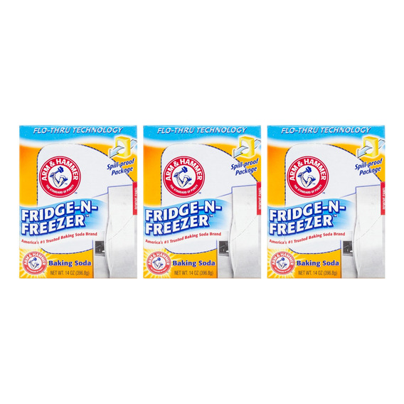 Arm & Hammer Absorbe Elimina Olores Heladeras Bicarbonato X3