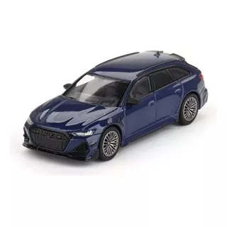 Mini Gt Abt Audi Rs6-r Navarra Blue Metallic #574 Mijo Ex. Color Azul Oscuro