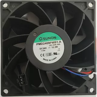 Cooler Pmd2409pmb1-a. 24v/12.2w/3 Fios/92x92x38mm