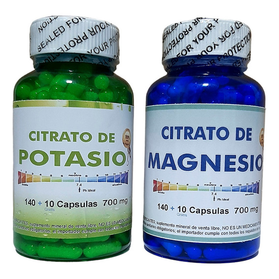 Citrato De Magnesio Y Potasio - Unidad a $160