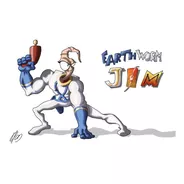 Cartucho Juego Sega Megadrive Genesis 16 Bit Jim Earthworm