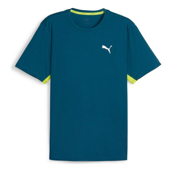 Polera Puma Run Favorites Velocity Tee Azul Hombre