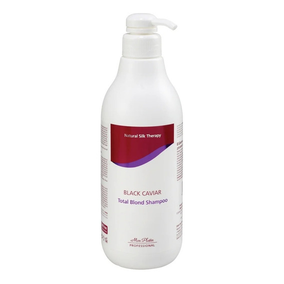 Shampoo Matizador Morado Mon Platin Total Blonde 1000 Ml