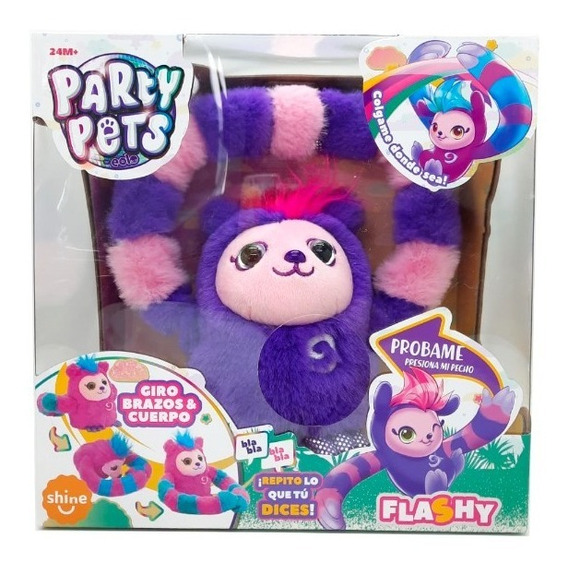 Peluche Interactivo Vagoneta El Perezoso Flashy Ppsl003 