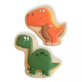 Galletas Dinosaurio Glaseadas Decoradas Souvenir Cookies 