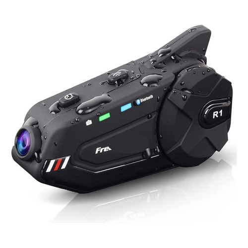 Intercomunicador para motos FreedConn R1Plus Motorcycle Helmet Bluetooth 1 color negro por unidad