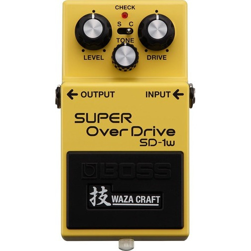 Pedal Boss Super Overdrive Waza Boss Sd-1w Confirmar Existen