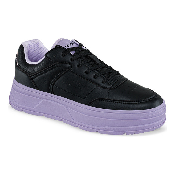 Tenis Ceilo Negro Para Mujer Croydon