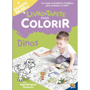Livro Tapete Infantil Gigante Para Colorir - 98 X 68 Cm