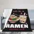 Xcrupyt Franela Súper Suave Ramen Boba Manta Manta Anime Fle