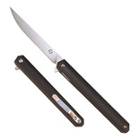 Cuchillo Plegable Acero D2 Mango G10 Negro